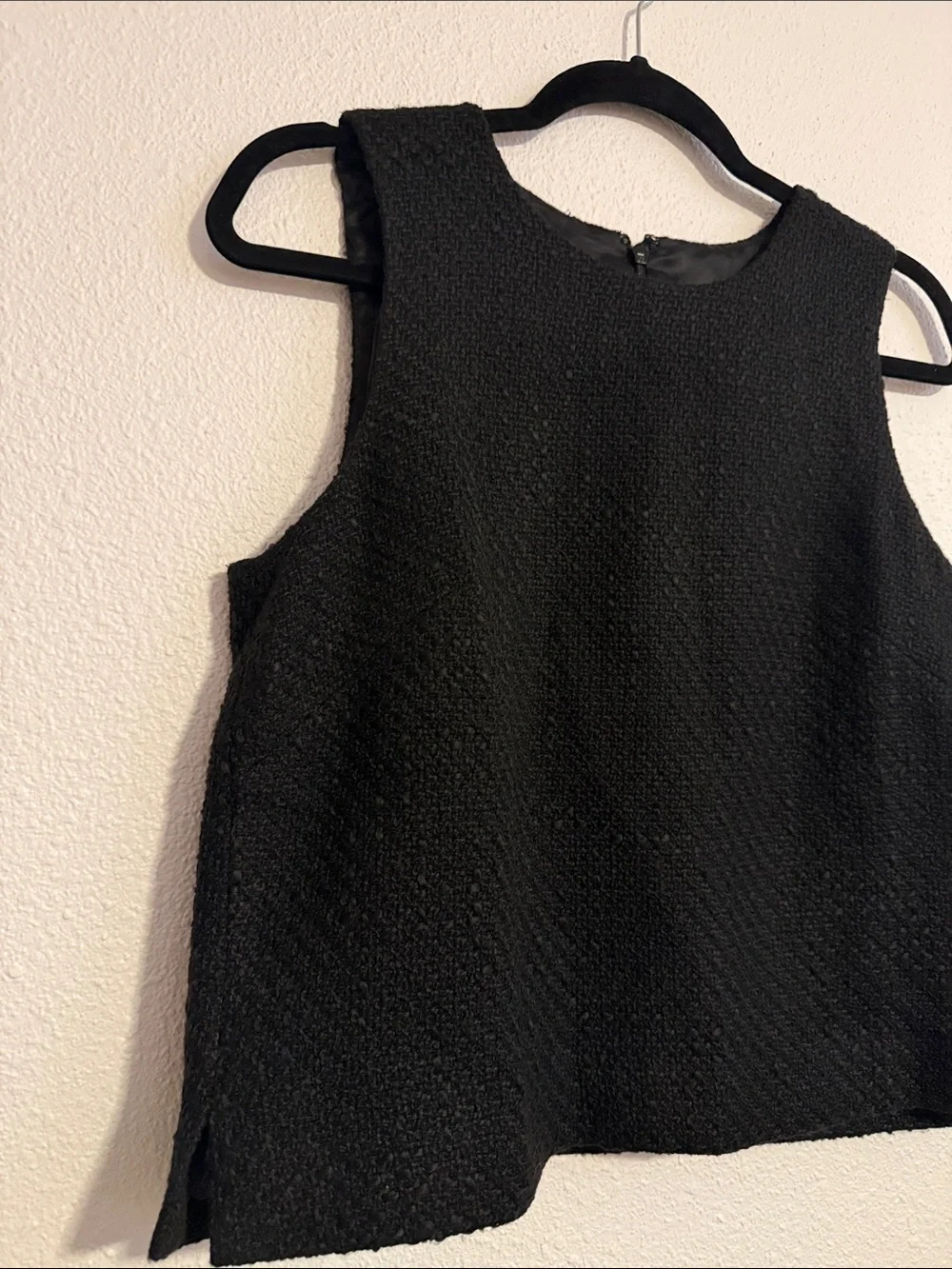 Madewell Boxy Shell Top in Tweed - Picture 4 of 10